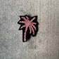 BROCHE - PALMIER ROSE
