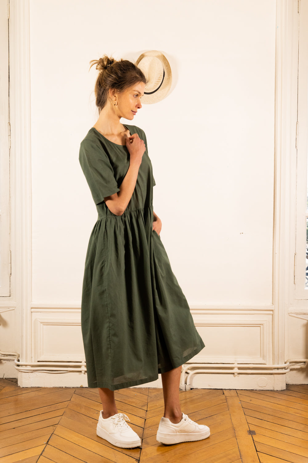 ROBE AIKO OLIVE