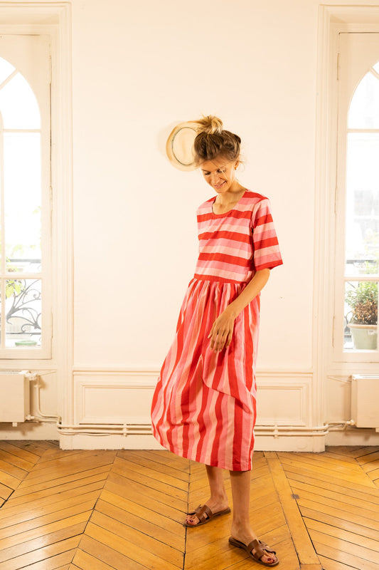ROBE AIKO ORLEANS ROSE