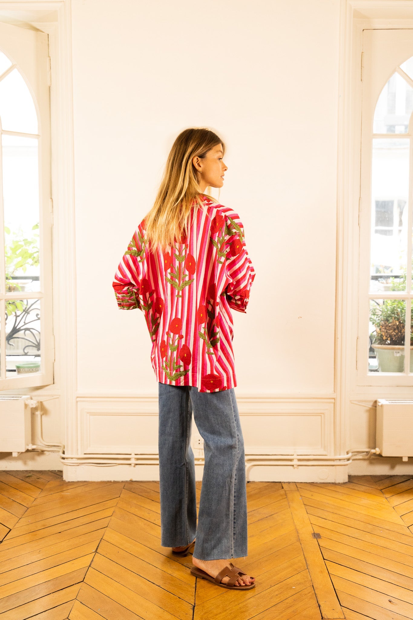 BLOUSE NOLA REIMS ROSE